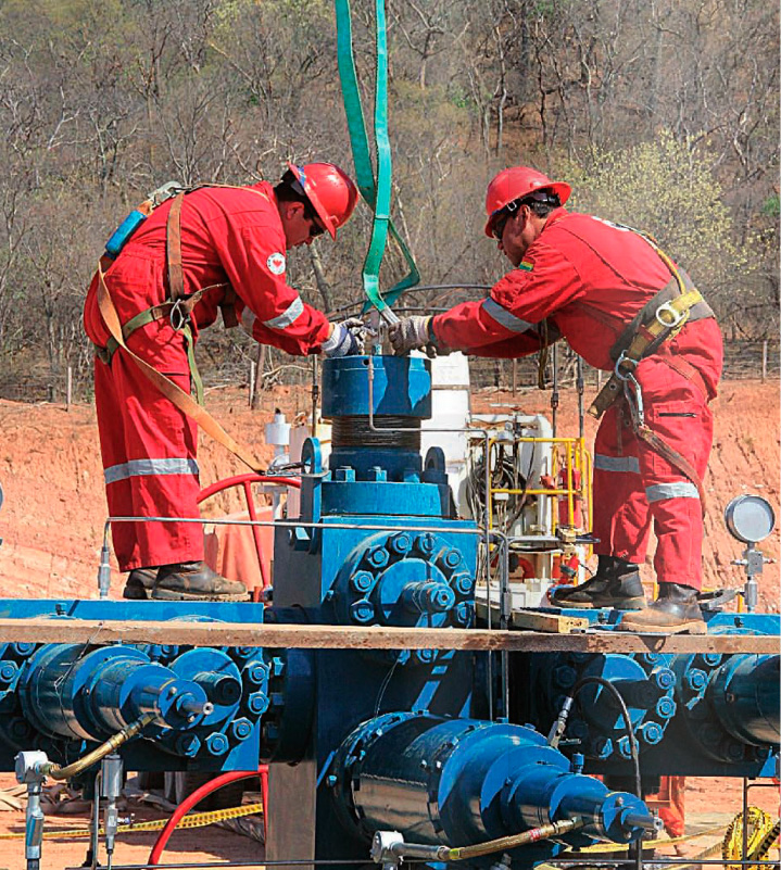 Intense activity in Repsol Bolivia MGR-5 Well